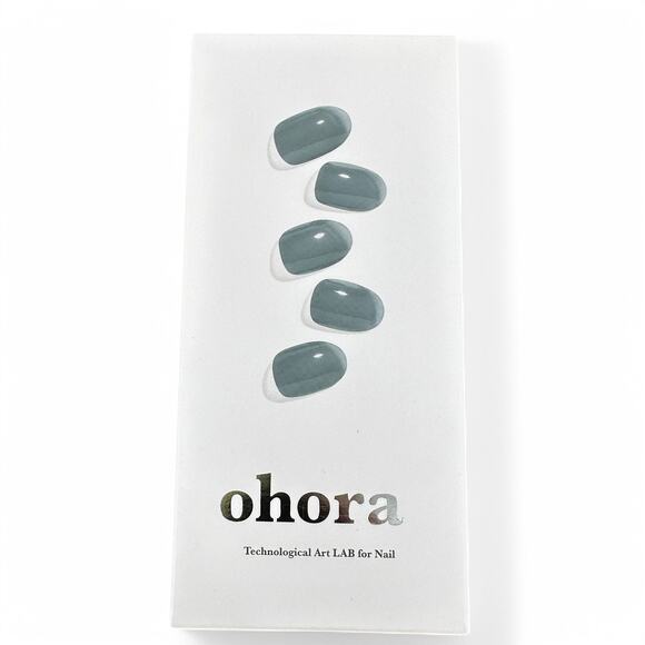 Ohora Gel Nail Polish Strips N Tint City NB-084 Translucent Blue Green - Picture 2 of 4